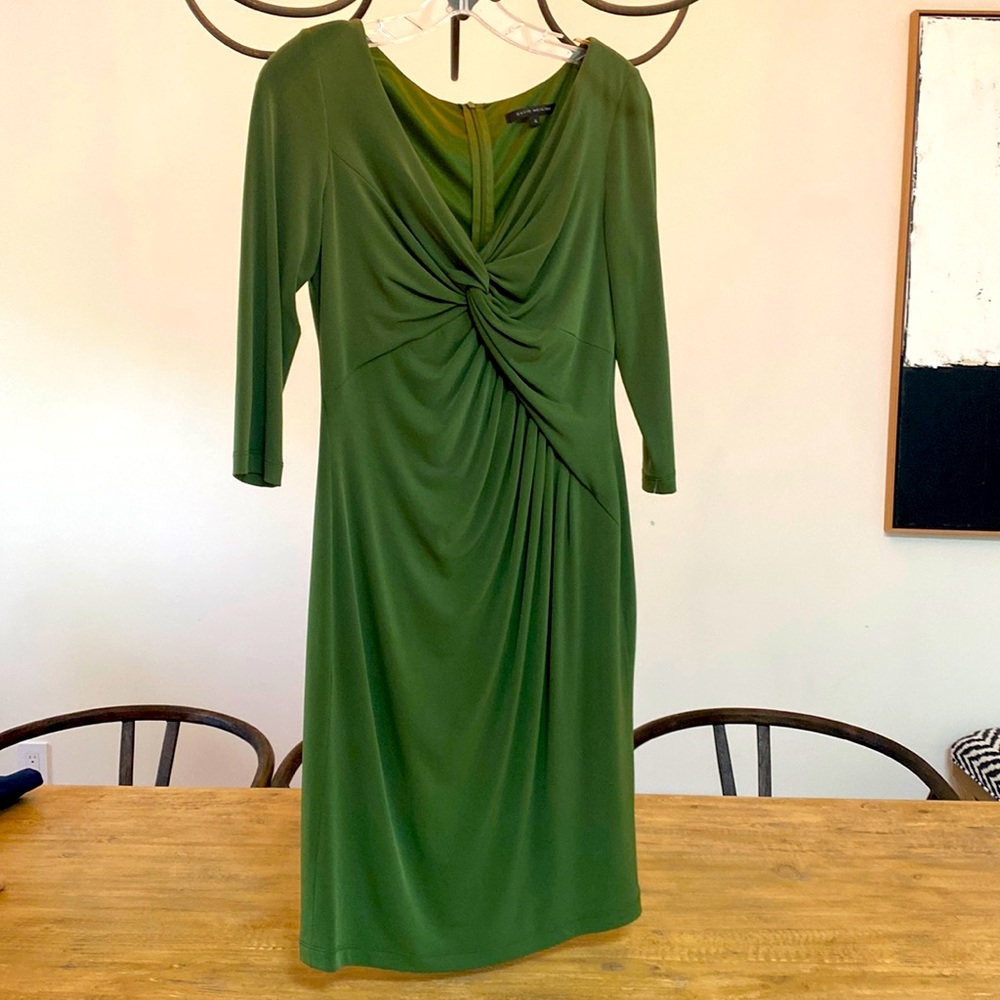 David Meister green cocktail or Executive dress.
